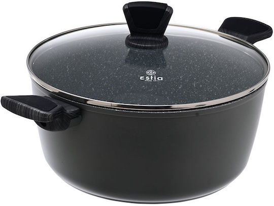 Estia Cuisson Βαθιά Κατσαρόλα από Αλουμίνιο 4.3lt / 24cm