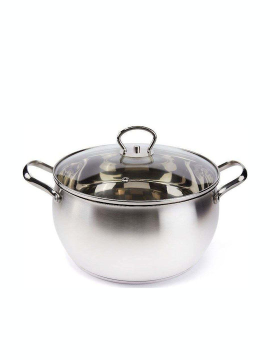Florina Βαθιά Ανοξείδωτη Κατσαρόλα 6.6lt / 24cm