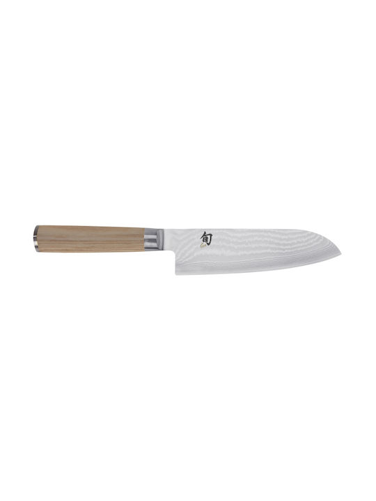 Kai Shun Μαχαίρι Santoku από Ανοξείδωτο Ατσάλι 16.5cm