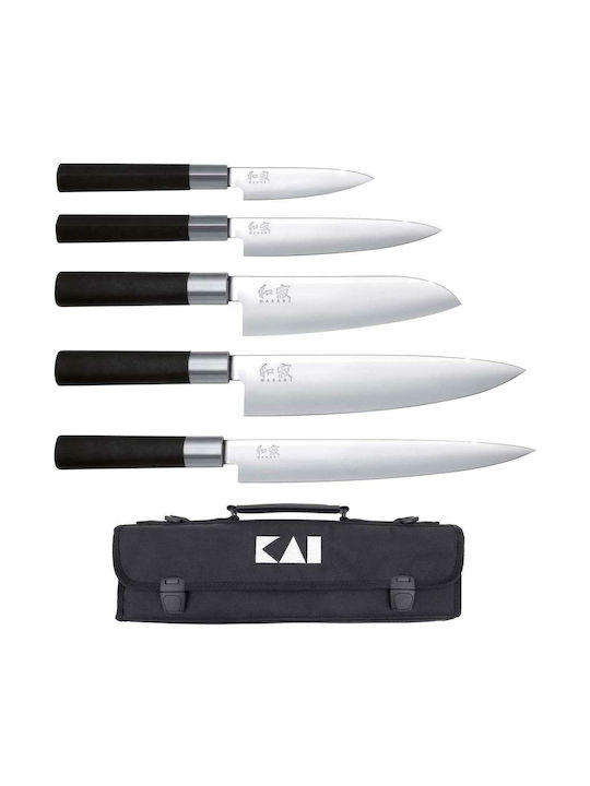 Kai Wasabi Messerset aus rostfreiem Stahl Gray 5Stück