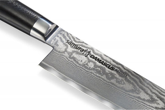 Samura Damascus Messer Nakiri aus Damaszener Stahl 18.3cm