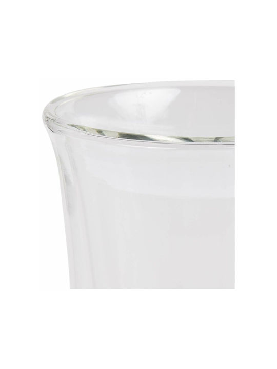De'Longhi Σετ Ποτήρια Καφέ/Freddo από Γυαλί 330ml 2τμχ