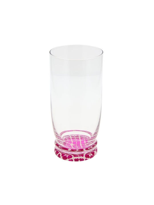 Cerve Alexandria Water Glass 420ml Fuchsia