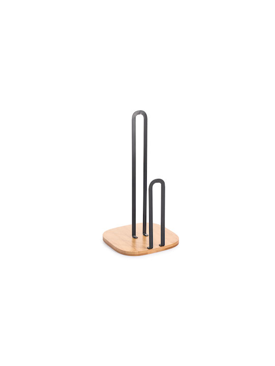 Estia Metallic Paper Towel Holder Essentials Black 16x16x31.3cm 01-13196