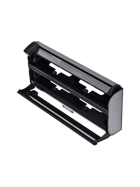 Leifheit Wall Mounted Metallic Roll Dispenser Parat Royal Silver 25793