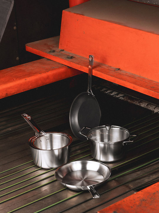 Cristel Stainless Steel Pan with Non-Stick Coating