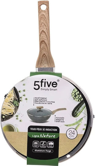 Secret de Gourmet Wok With Lid made of Aluminum with Non-Stick Coating 11.5cm
