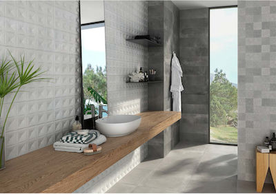 Karag Koke Mix Wall Interior Matte Ceramic Tile 60x20cm Gris Mate