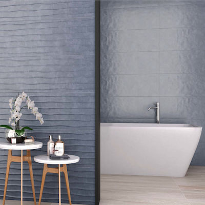 Karag Aquarella Wall Interior Matte Ceramic Tile 90x30cm Red