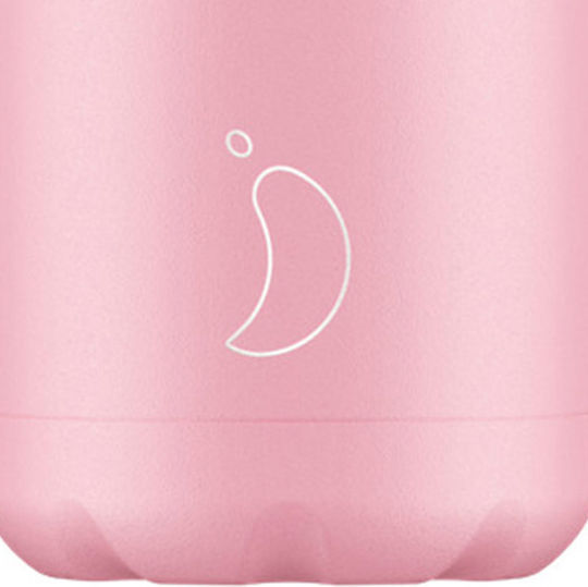 Chilly's Δοχείο Φαγητού Inox Θερμός Pastel Pink με Χωρίσματα 300ml