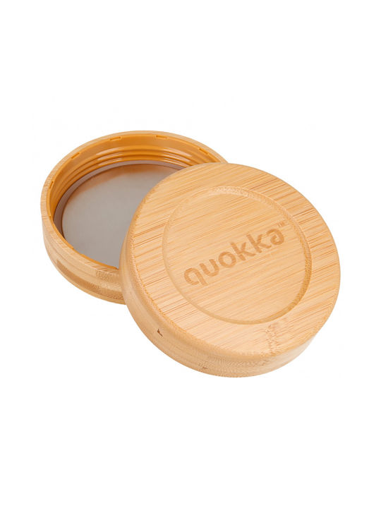 Quokka Deli Dark Flowers Δοχείο Φαγητού Γυάλινο Πολύχρωμο 500ml