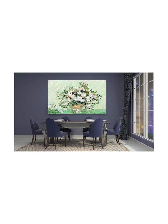 Roses 1890 Painting Copy of Van Gogh on Canvas 65x40cm