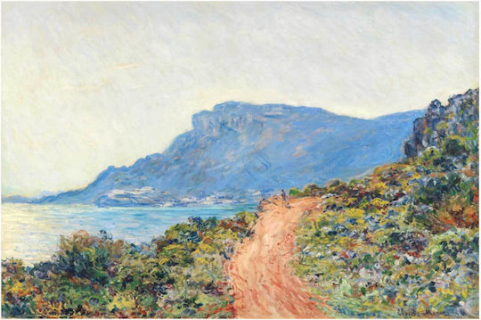 Near Monaco 1884 Картина Платнен 100x70см