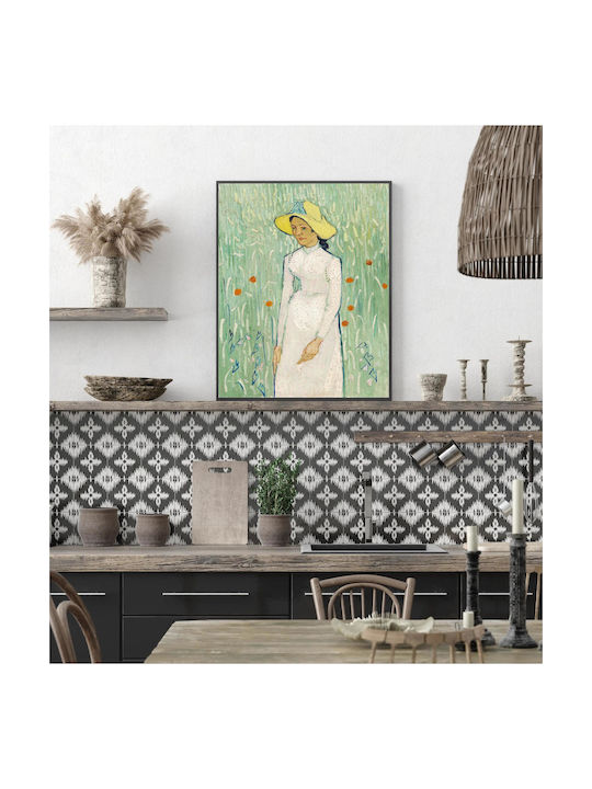 Girl In White (1890) By Vincent Van Gogh Painting Copy of Van Gogh on Canvas 40x50cm
