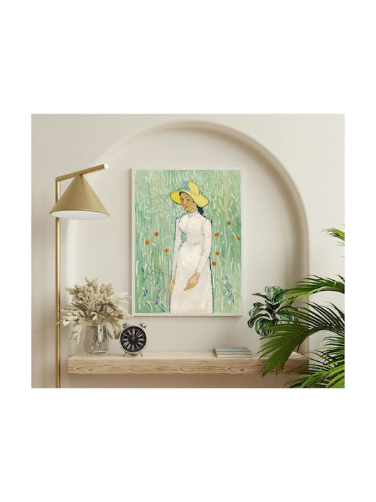 Girl In White (1890) By Vincent Van Gogh Painting Copy of Van Gogh on Canvas 40x50cm