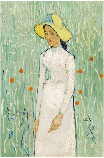 Girl In White (1890) By Vincent Van Gogh Картина Копие на Ван Гог Платнен 40x50см