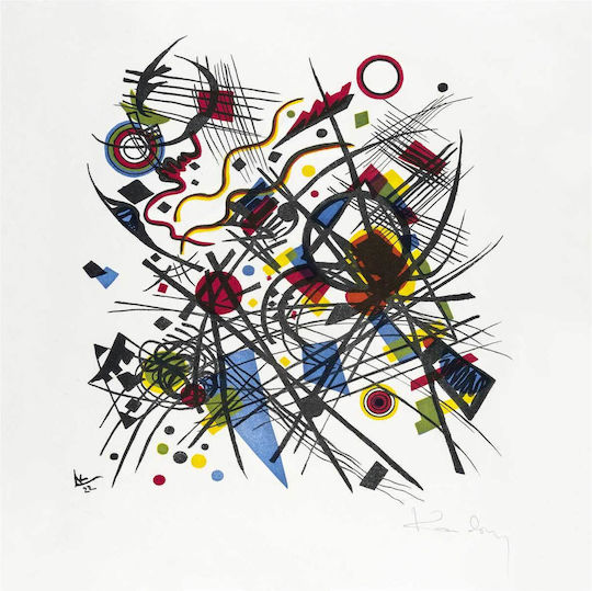Lithographie Fur Die Tablou pe Pânză 130x130cm