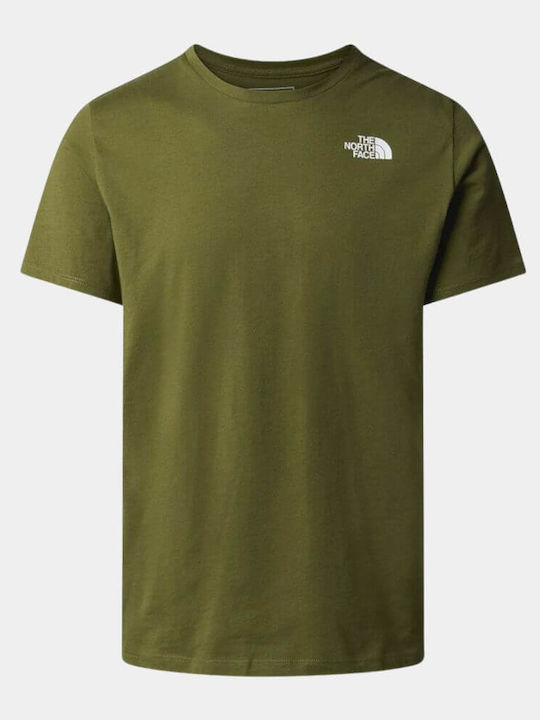 Foundation Mountain Lines Athletic T-shirt Dark Olive