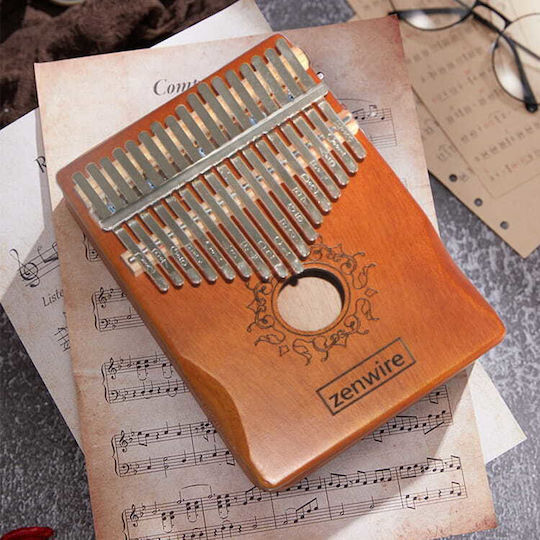 Zenwire Kalimba 17 Noten mit Lautsprecher