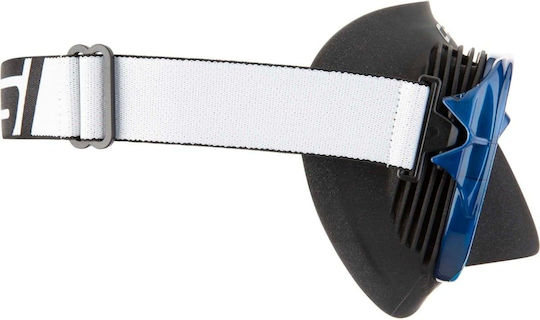 CressiSub Fiji+Gamma Combo Mască De Scufundare Din Silicon Cu Snorkel Neagră / Albastră