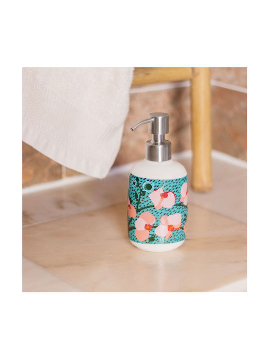 Pylones Dispenser Kitchen made of Porcelain Blue 226ml