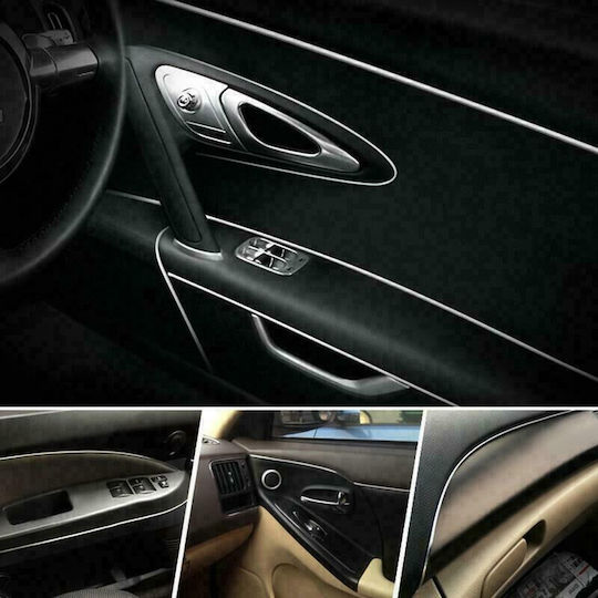 Autoaufkleber 500 x 500cm für Autotüren in Silber Farbe 1Stück