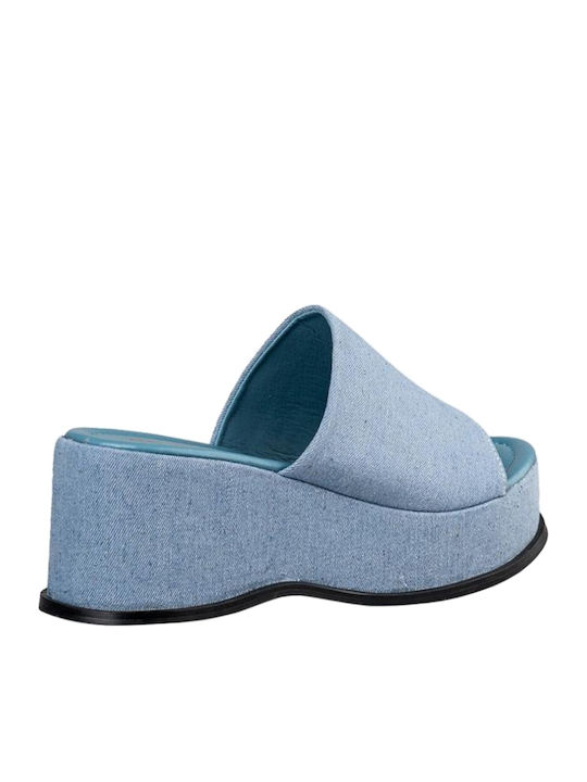 Women's Platform Shoes Blue