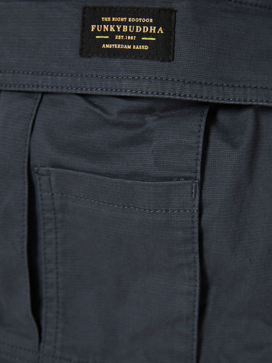 Trousers Cargo Elastic in Loose Fit Gray