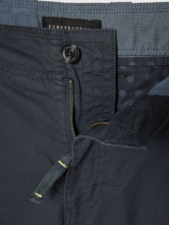 Trousers Cargo Elastic in Loose Fit Gray
