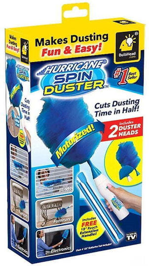 Hurricane Spin Duster 0195008 Feather Duster with Handle 1pcs
