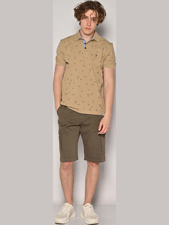 Polo T-shirt Μπεζ