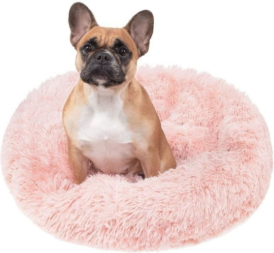 Soft Bed Dog Cat Dirty Pink 70 Cm