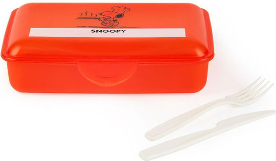 Excelsa Plastik Kinder Lebensmittelbehälter 0.5Es Rot 22 x 13cm