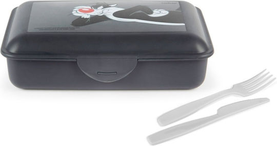 Excelsa Plastik Kinder Lebensmittelbehälter 0.5Es Schwarz 22 x 13cm