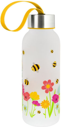 Pylones Kinder Trinkflasche Kunststoff mit Schraubverschluss Auslaufsicher Orange 420ml