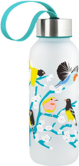 Pylones Kinder Trinkflasche Kunststoff mit Schraubverschluss Auslaufsicher Orange 420ml