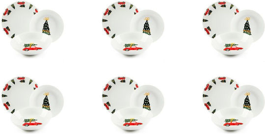 Excelsa Dinnerware with Trees 18 Pieces