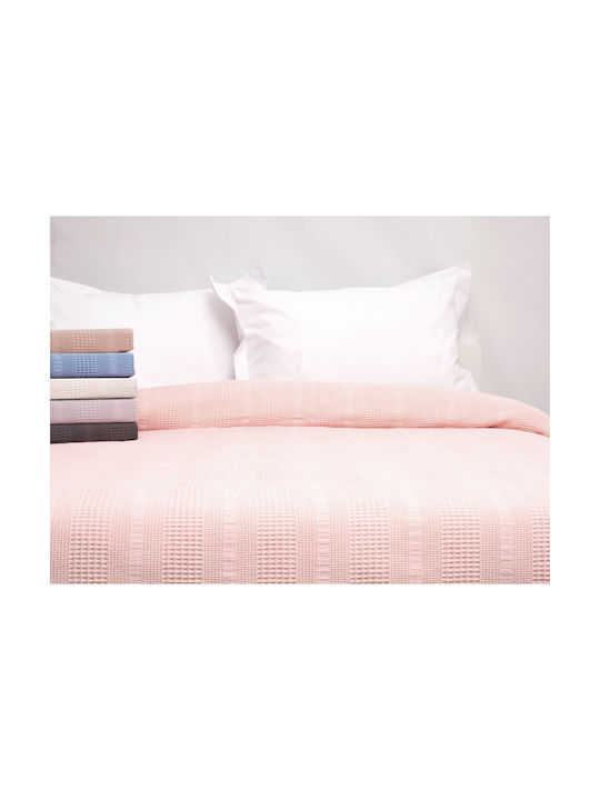 Viopros Waffle Gray Kids Blanket 160x240cm