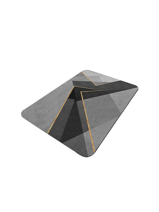 Rutschfest Badematte Rechteckig Gray 50x80cm