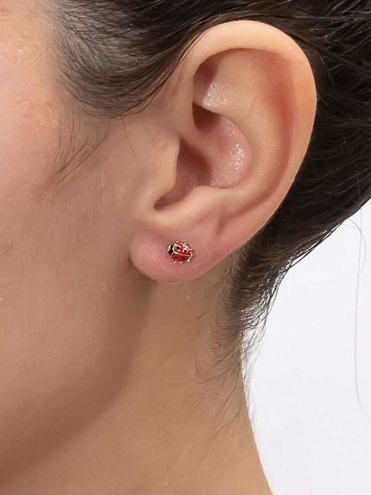 Eforo Kids Earrings Studs from Gold 9K