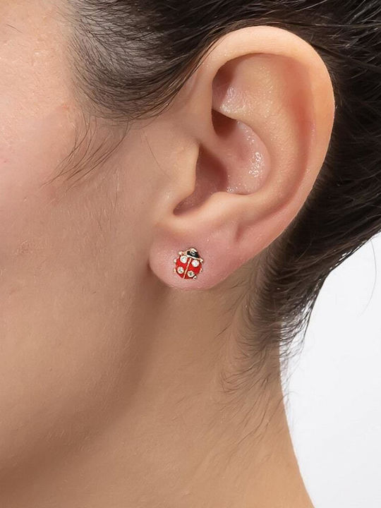 Eforo Kids Earrings Studs from Gold 9K
