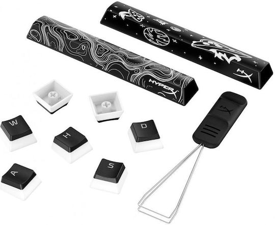 Hyperx Hyperx Pudding Keycaps 2 Vollständiges 112 Pbt Tastenkappen-Set Schwarz Us Layout 7g8k1aa