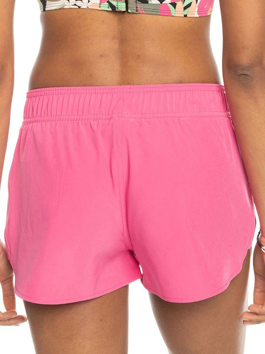 Roxy 'wave 2' Bikini Shorts Shocking Pink