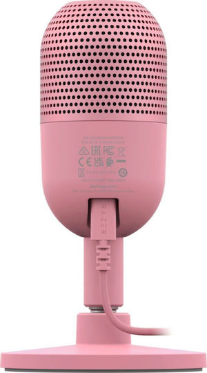Razer Seiren V3 Mini Microfon Condensator USB de birou pentru Vocale Mercur în Culoarea Pink