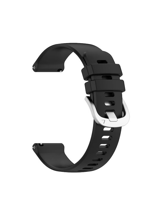 Xiaomi Watch S3 Γυαλιστερή Επιφάνεια Σιλικόνης Watch Band Μαύρο