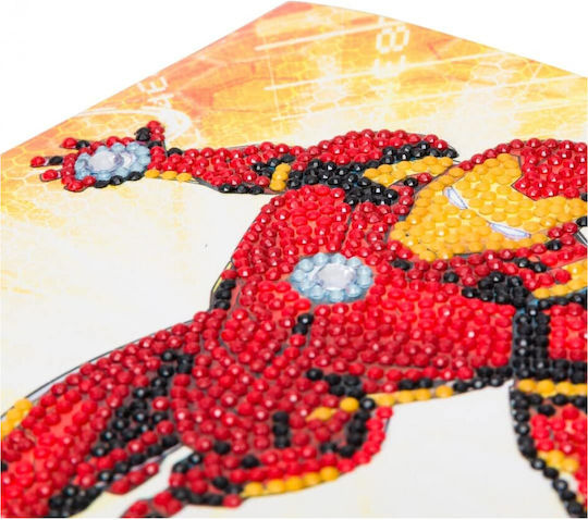 Craft Buddy Παιδικές Χειροτεχνίες Ironman 18x18cm Crystal Art Card Cbcck-mcu904