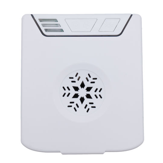 Φορητό Mini Air Cooler Usb Ισχύος 7w 3 1 Ανεμιστήρας Κλιματιστικό Υδρονέφωσης & Υγραντήρας Άσπρο 14.5x16.5x16cm