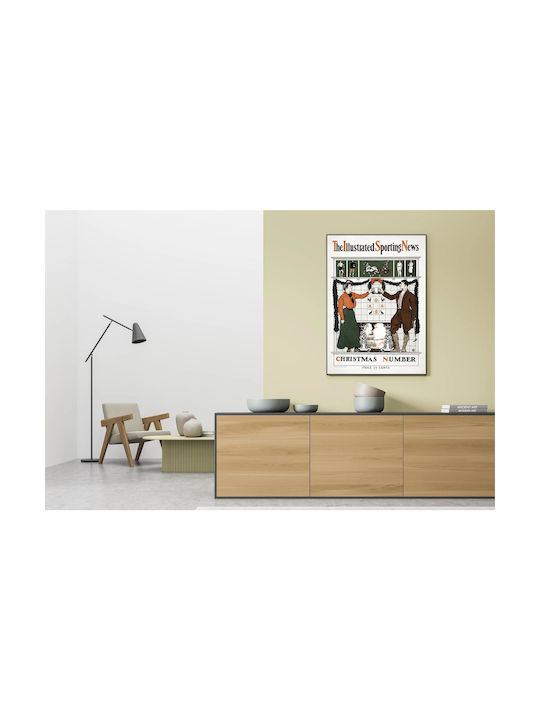 The Illustrated Sporting News. Christmas Number (ca. 1890– 1900) By Edward Penfield Painting on Canvas 80x120cm