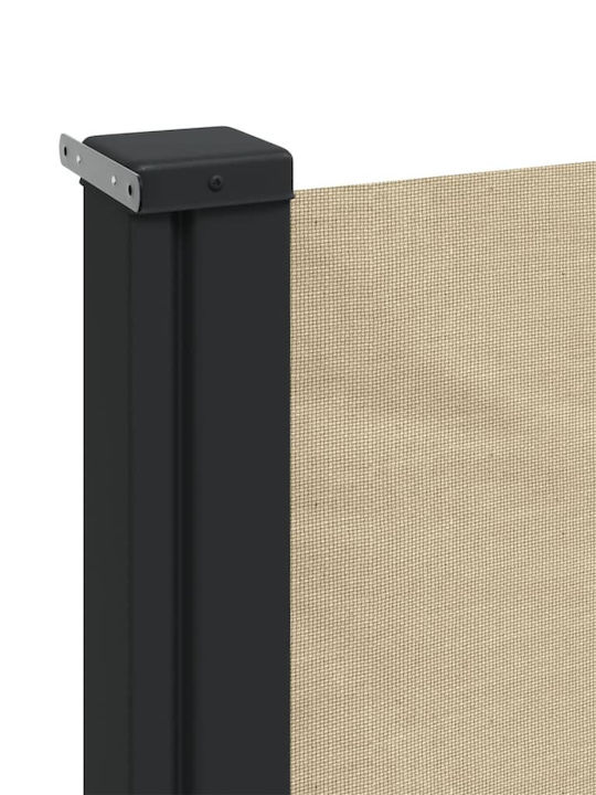 vidaXL Terrace Sideway Sunshade Roller Beige 1x5cm