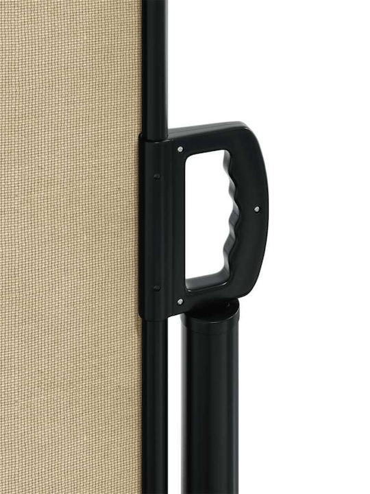 vidaXL Terrace Sideway Sunshade Roller Beige 1x5cm
